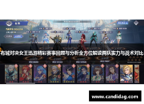 布城对决女王迅游精彩赛事回顾与分析全方位解读两队实力与战术对比