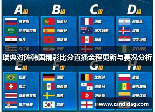 瑞典对阵韩国精彩比分直播全程更新与赛况分析